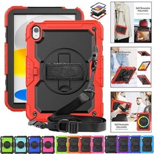 For iPad 11th 10th 9th 8th 7th 6th 5th Heavy Duty Rugged Stand Case Screen Cover picture