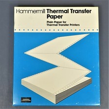 Vintage HAMMERMILL PLAIN THERMAL TRANSFER PRINTER PAPER Okimate Apple BRAND NEW picture