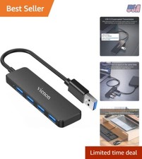 USB 3.0 Hub 4-Port Expanders Fast Data Transfer Compatible with Laptop Xbox picture