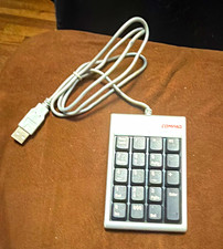 Compaq USB Wired Slim Line Numeric Keypad CPQ19NKP Silver/Black English picture