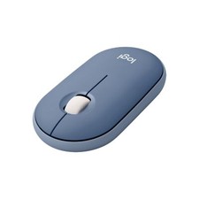 Logitech Pebble Blueberry Wireless Mouse Slim Quiet Click Dual Connectivity picture