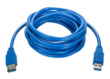 USB 3.0 Extension Cable Blue AM to AF Super Speed EXT Cord 3-15ft Multi-Pack LOT picture