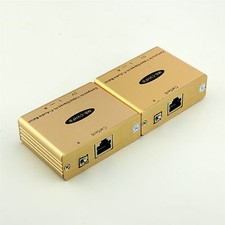1pair Composite Video/Stereo Hi-Fi Audio Extender Balun Over Single RJ45 CAT5e/6 picture