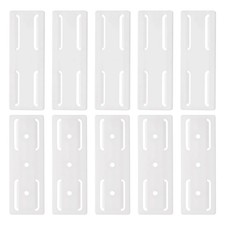10pcs Adhesive Punch-Free Socket Holder, Power Strip Holder Fixer, White picture