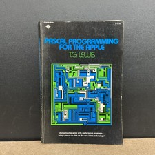 Pascal Programming For The Apple T.G. Lewis Softcover Vintage Computing picture