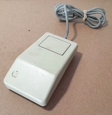 Apple Vintage Beige Desktop Apple IIe Macintosh Computer Mouse A9M0331 picture