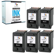 5PK Compatible CMYi Printer Ink 27 Cartridge for HP DeskJet 3840 3843 3845 3847 picture