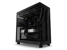 H6 FLOW Compact Dual-Chamber Mid-Tower Airflow Case, Black, CC-H61FB-01 NZXT picture