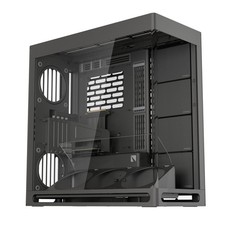 HAVN HS 420 VGPU Dual-Chamber Mid Tower ATX PC Case Black | PCIe 5.0 Vertical... picture