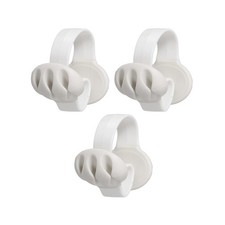 Cable Clips, 3 Pcs Desk Cord Organizer Wire Holders, White picture