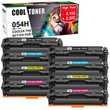 8pk Toner Compatible for Canon CRG-054H imageClASS MF644cdw MF642cdw LBP620 picture