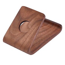 Walnut Wood Cell Phone Holder Smartphone Stand Desk Phone Mount Phone Cradle  picture