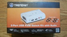 NEW in SEALED BOX TRENDnet  TK (TK209K) 2-Ports External KVM with Audio picture