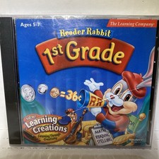 Reader Rabbit 1st Grade PC Mac CD-ROM Ages 5-7 Sealed The Learning Company picture