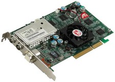 GRAPHICS CARD ATI 109-A09000-00 ALL-IN-WONDER RADEON 9600 128MB AGP FM TV AV OUT picture