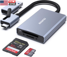 SD 4.0 Card Reader, USB-C/USB-A 2-In-1 Memory Card Reader, for SDXC, SDHC, SD, M picture