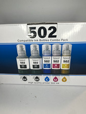 INKROBAT 502 Compatible Refill Ink Bottle 5-Pack BK C M Y for Epson ET picture