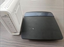 CISCO Linksys EA3500 Dual Band N750 Router W/ Power Cord and Arris Modem picture