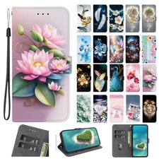 Flower Butterfly Tiger Wallet Cover Case for Nokia XR21 XR20 G10 G22 G21 C32 G42 picture