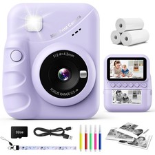 Kids Camera Instant Print, 3.0'' Screen 48MP Photo Instant Camera for Kids wi... picture