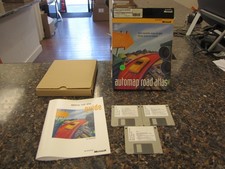 Vintage Microsoft Home Automap Road Atlas for Macintosh 3.5