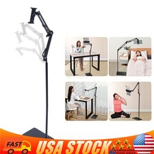 Floor Standing Phone Holder For Cell Phones iPad 360° Adjustable Tablet Stand picture