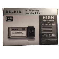 Belkin N1 Wireless Notebook Card F5D8071 MIMO PC CardBus Adapter picture
