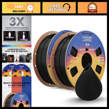 High-Speed 2KG PLA Filament Bundle 1.75mm for 3D Printers - Quality Printing Mat picture