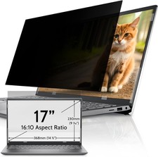 17 Inch Laptop Privacy Screen for Dell, HP, Acer, Asus, Lenovo, Anti-Spy Filter picture