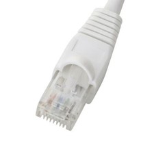 50 Meter Cat6 PLENUM Patch Cable WHITE RJ45 CONNECTORS INSTALLED MADE IN USA picture