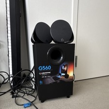 Logitech G560 LIGHTSYNC 2.1 Channel Wired Speakers, 240W, 3.5mm, Black picture