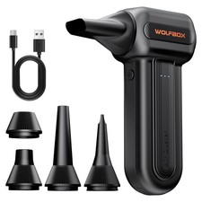 WOLFBOX MF60 Compressed Air Duster, 3-Speed Adjustable, Electric, Cordless picture