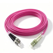 1‑10M LC UPC‑ST UPC Duplex OM4 50/125 Fiber Patch Cord LSZH 40G/100G LAN picture