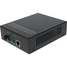 AddOn 10/100/1000Base-TX(RJ-45) to Open SFP Port POE+ Media Converter picture