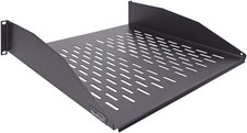 2U 19-Inch Universal Vented Rack Mount Cantilever Fixed Server Cabinet Shelf picture