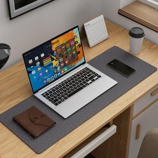 K KNODEL Felt Desk Mat, Large Desk Pad Protector, Office Computer Desk Mat fo... picture