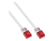 InLine Slim U/UTP Cat.6 White 15m 15m Rj-45 Copper Wire Lan Patch Cable 71615W picture