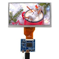 6.5inch AT065TN14 800x480 LCD Screen With HD Board 5VDC Power No OSD picture
