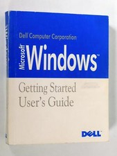 1992 Dell Microsoft Windows Version 3.1 Getting Started Users Guide Manual picture