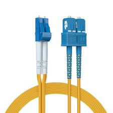 OS2 SC To LC Fiber Patch Cable Single Mode Duplex 7m 23ft LSZH 9/125m 1 PCS picture