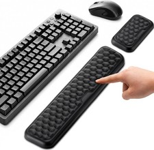 Wrist Rest for Keyboard and Mouse, Computer Ergonomic Wrist Support Pad, Soft Me picture
