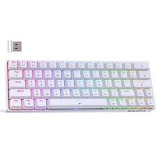 Compact 60% Wireless Mechanical Gaming Keyboard | RGB Backlit | Bluetooth/Wired picture
