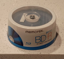 Memorex 98499 BD-R Spindle - 30 Pack 4X NEW SEALED picture