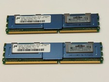 Micron 2GB (2 x 1GB) PC2-5300F DDR2 667 ECC Memory Kit MT18HTF12872FDY-667D5D3 picture