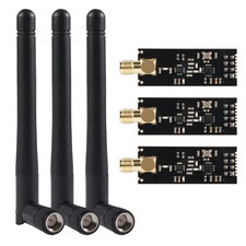 NRF24L01+PA+LNA 2.4GHz Wireless Transceiver Module SMA Antenna Adapter 3 PCS picture