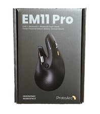 ProtoArc EM11 Pro Ergonomic Bluetooth Vertical Mouse New In Open Box picture