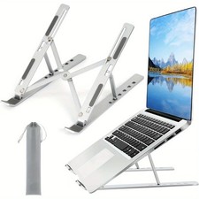 6-Level Foldable Laptop Stand Portable Holder for 8-14in Laptops Tablets picture