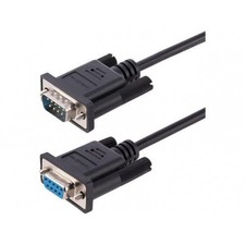Startech 9FMNM-3M-RS232-CABLE 3M RS232 SERIAL NULL MODEM CABLE CROSSOVER SERIAL picture