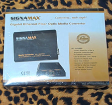 Signamax Gigabit Ethernet Fiber Optic Media Converter 065-1196A picture