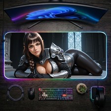 Shadowheart RGB LED Desk Mat – Baldur’s Gate 3 Girl, Huge HD Gaming Mouse Pad picture